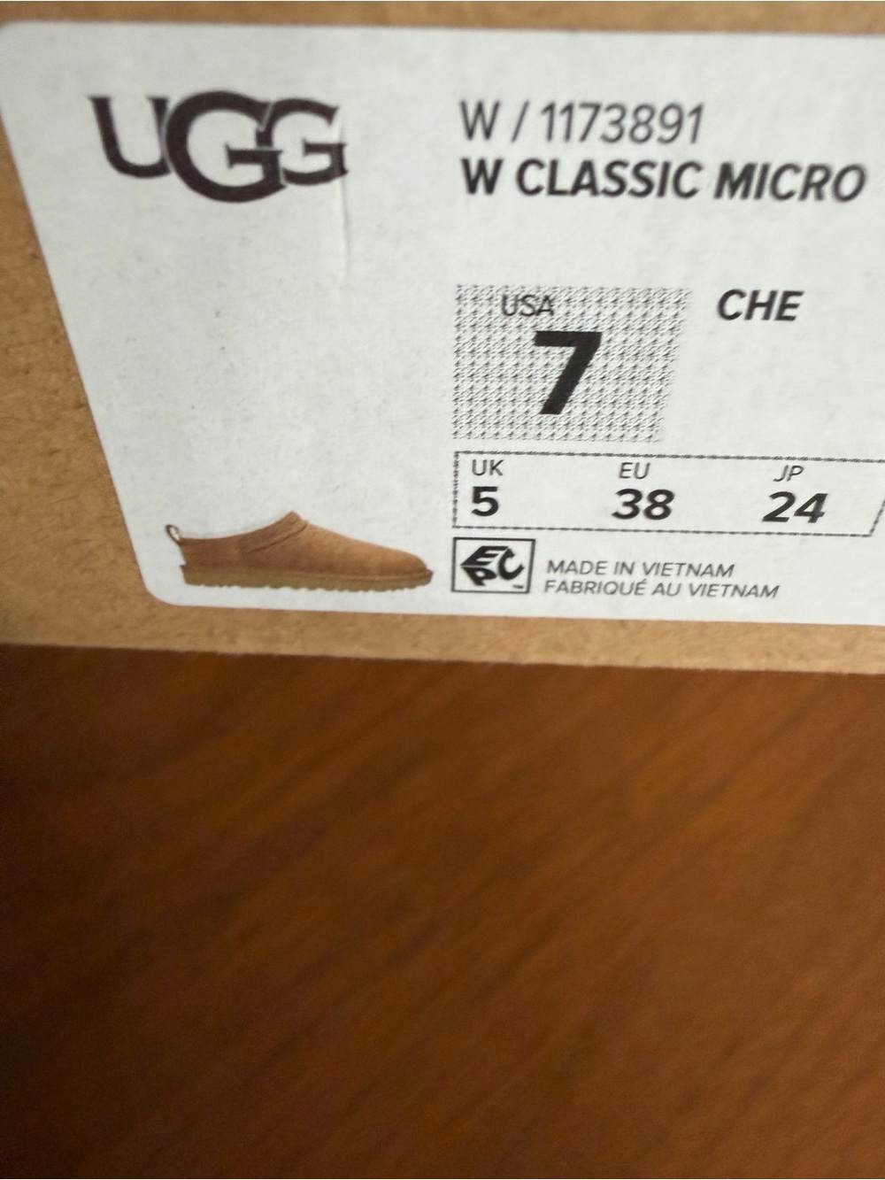 UGG Chestnut Suede Slip-On Slippers - Picture 6 of 10